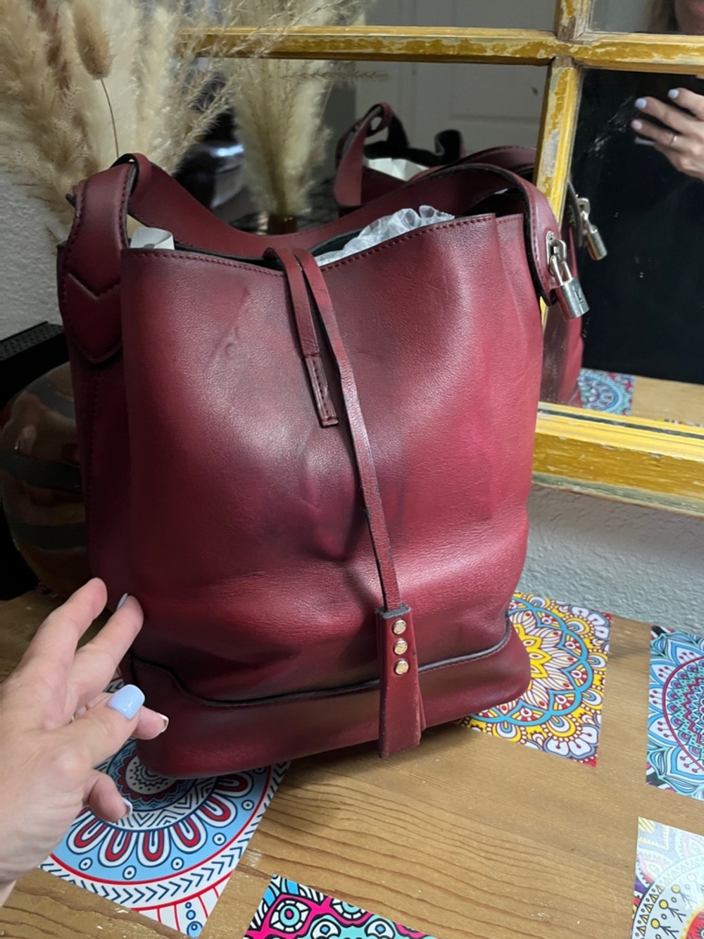 Louis VuittonNN14 Cuir Nuance Bucket Bag Leather GM w/ LV dustbag & box - Picture 4 of 16